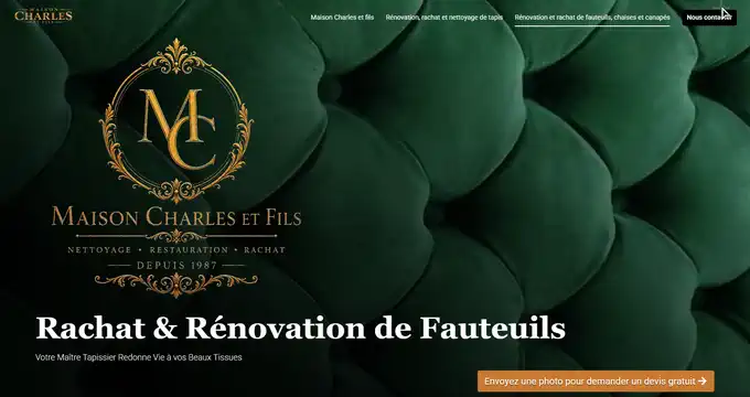 La Maison Charles et fils rénovation Tapis et Fauteuils